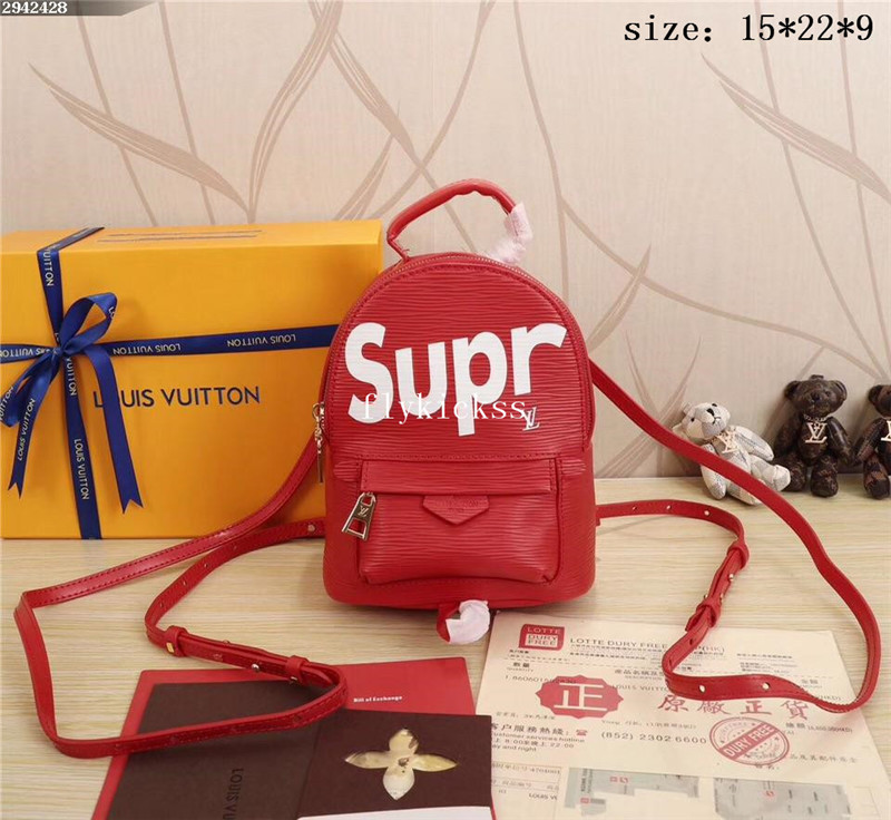 LVS Supreme Red Mini Backpack